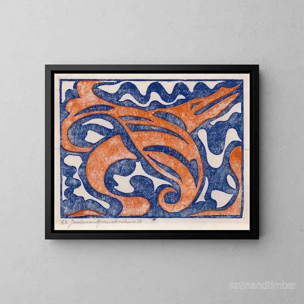 Reproduktion av målningen Composition XX - Jacoba van Heemskerck