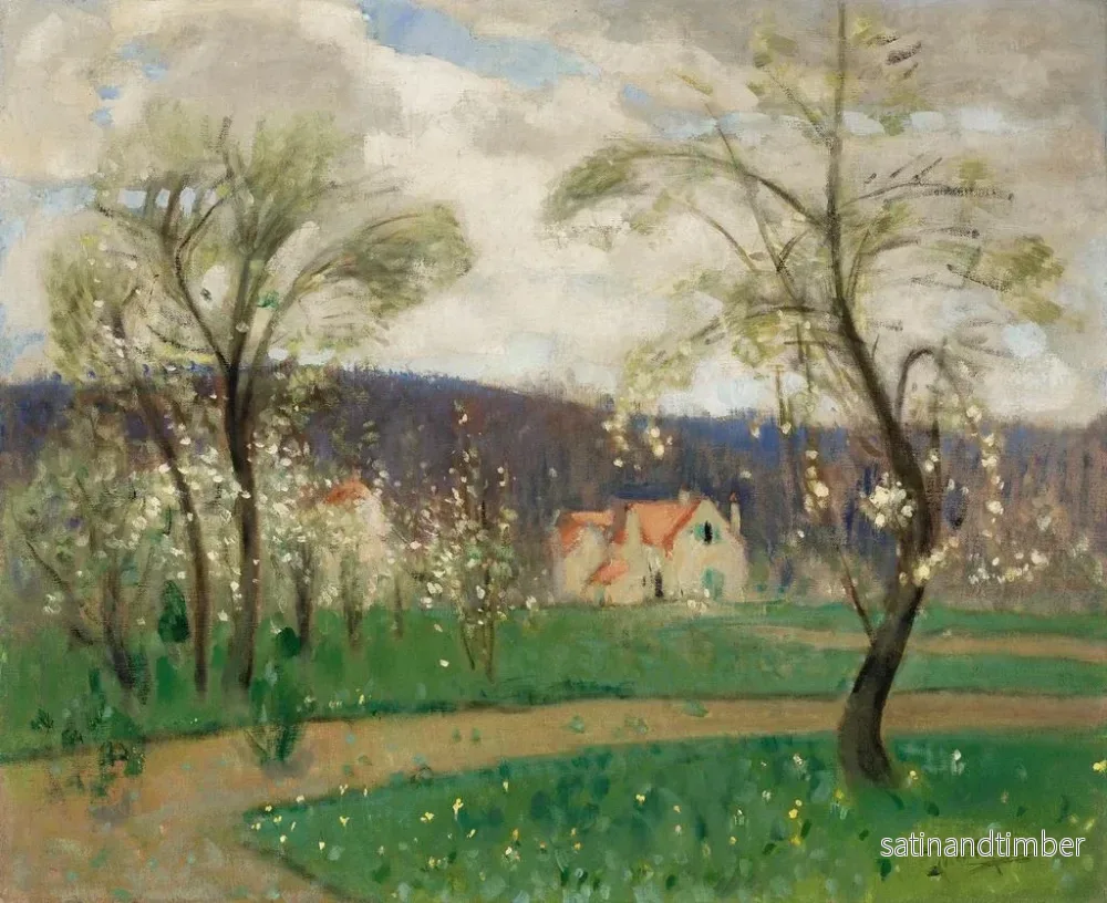 Reproduktion av målningen Landskap - Pierre-Eugène Montzin - Bild 2