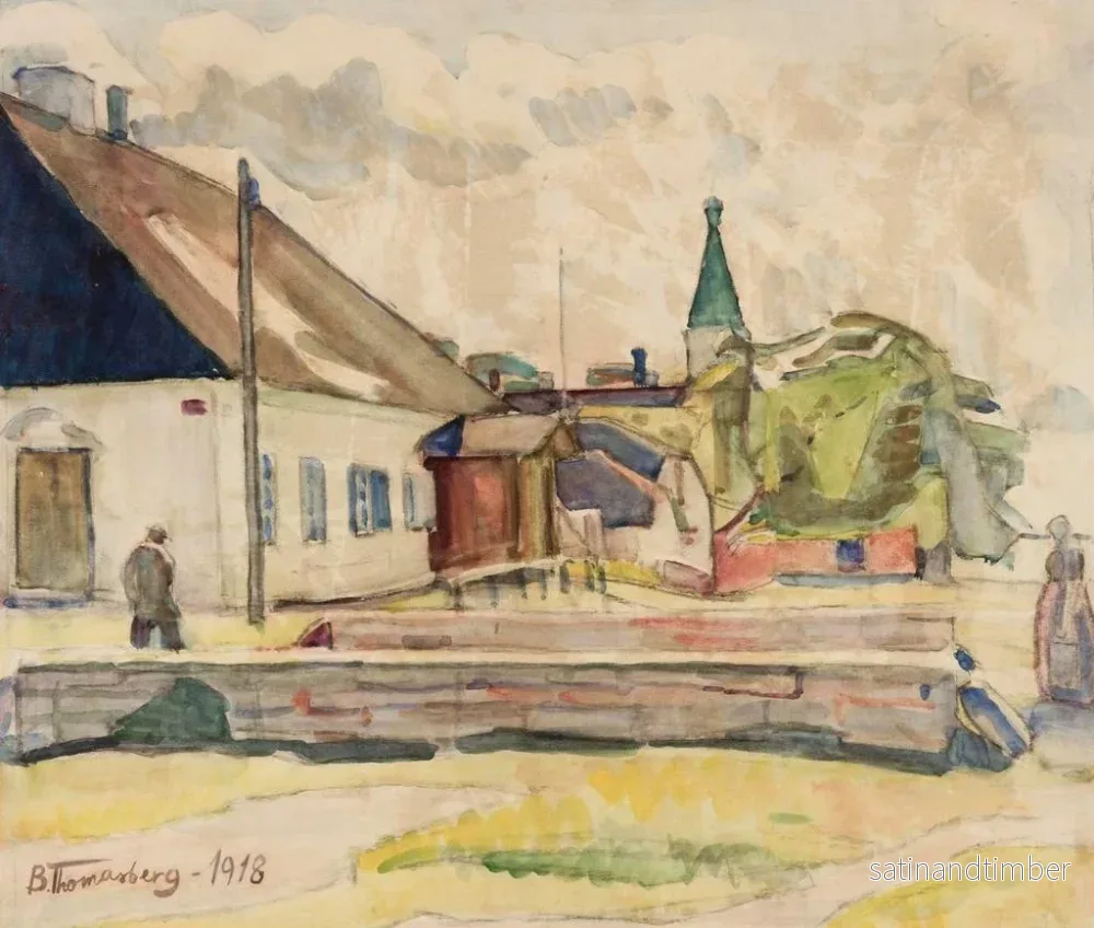 Reproduktion av målningen Vue de Paldiski - Balder Tomasberg - Bild 2