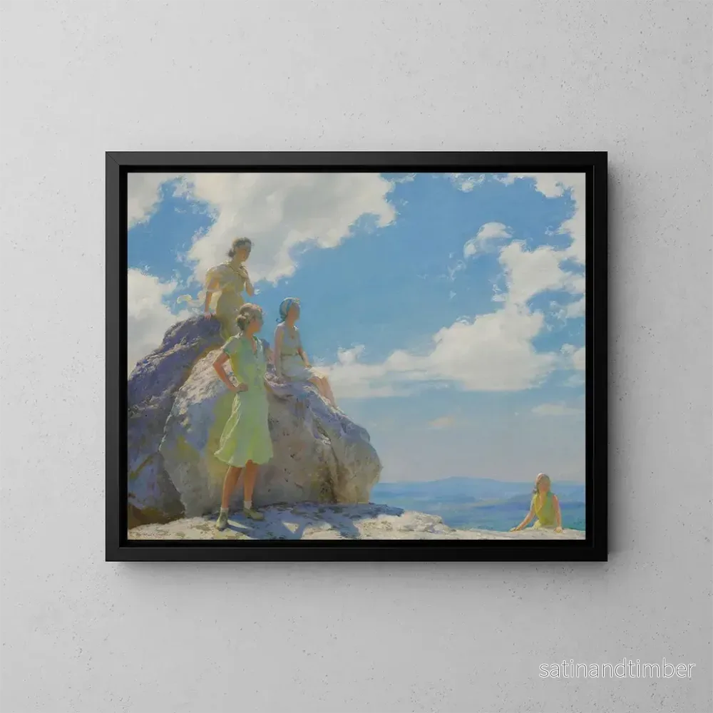 Reproduktion av målningen Rochers des ours – Charles Courtney Curran Reproduktion av målningen Rochers des ours – Charles Courtney Curran