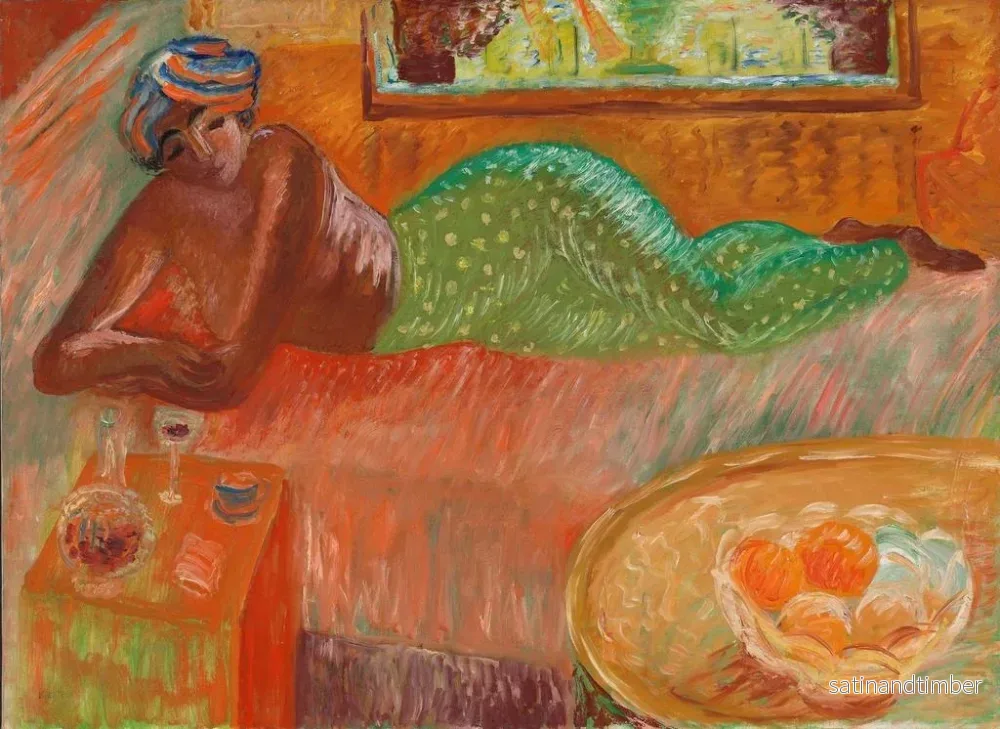 Reproduktion av målningen Odalisque allongée - Sigrid Hjertén - Bild 2