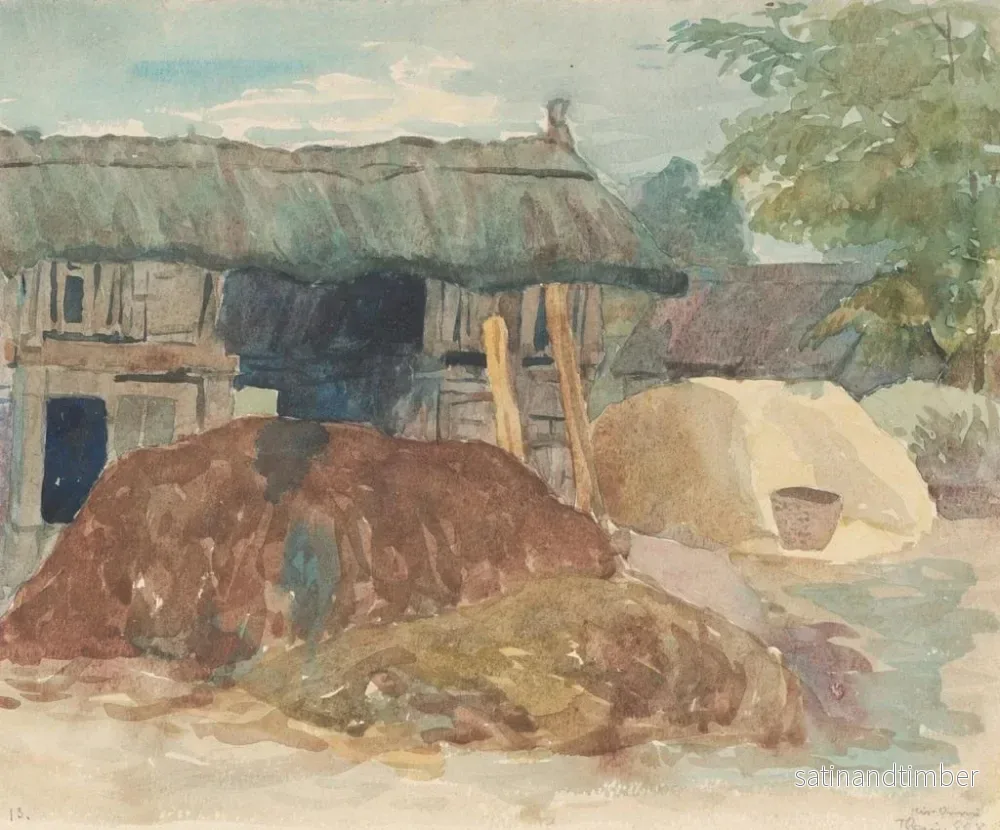 Reproduktion av målningen Château à Kisoroszi - John Thain - Bild 2