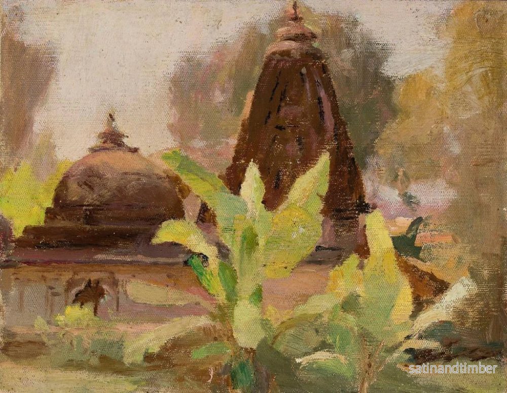 Reproduktion av målningen Temple jain d'Ahmedabad - Jan Cybis - Bild 2