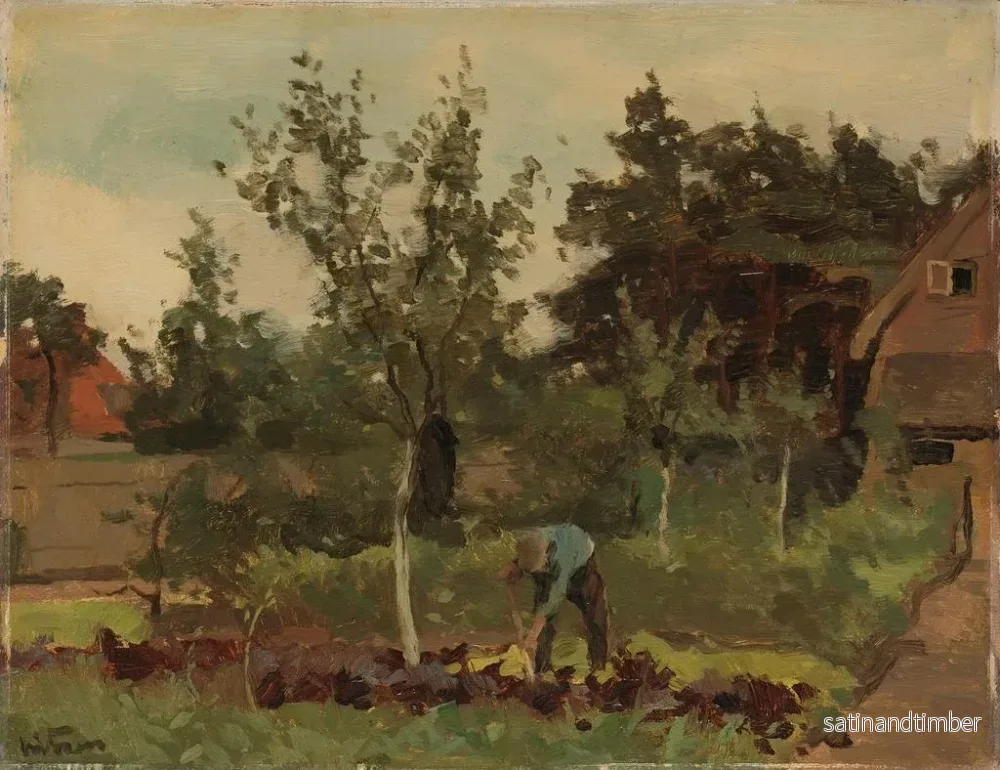 Reproduktion av målningen Trädgård köksträdgård - Willem Witsen - Bild 2