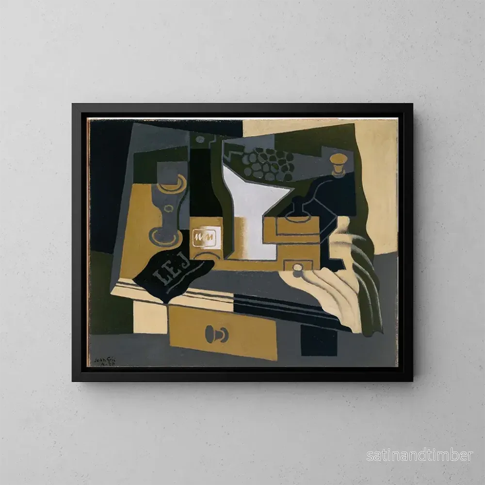 Reproduktion av målningen Kaffemålning - Juan Gris