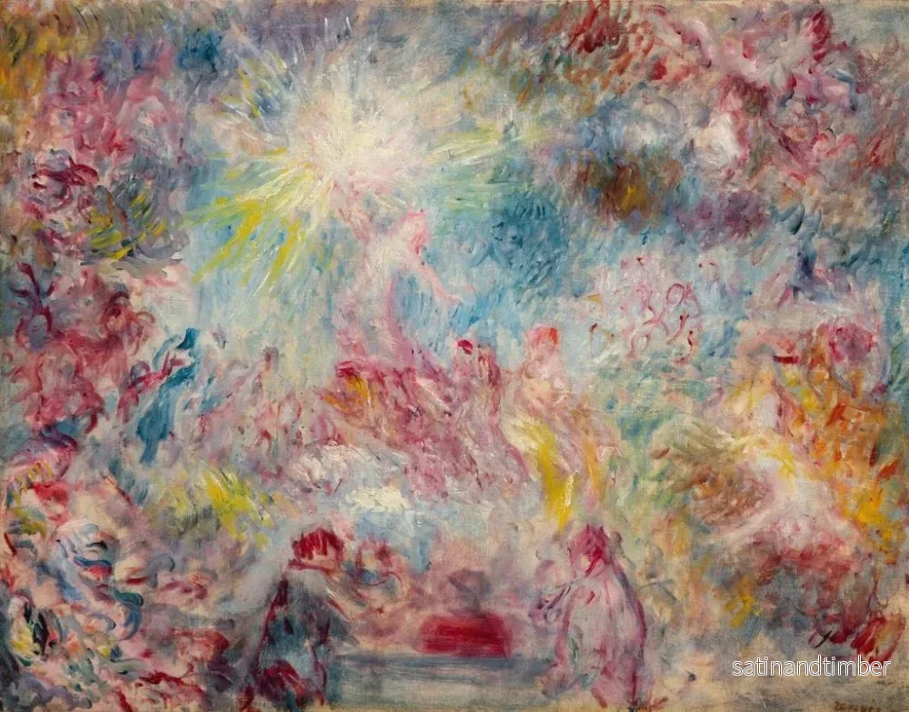 Reproduktion av målningen Allégorie rosa - Pierre-Auguste Renoir - Bild 2