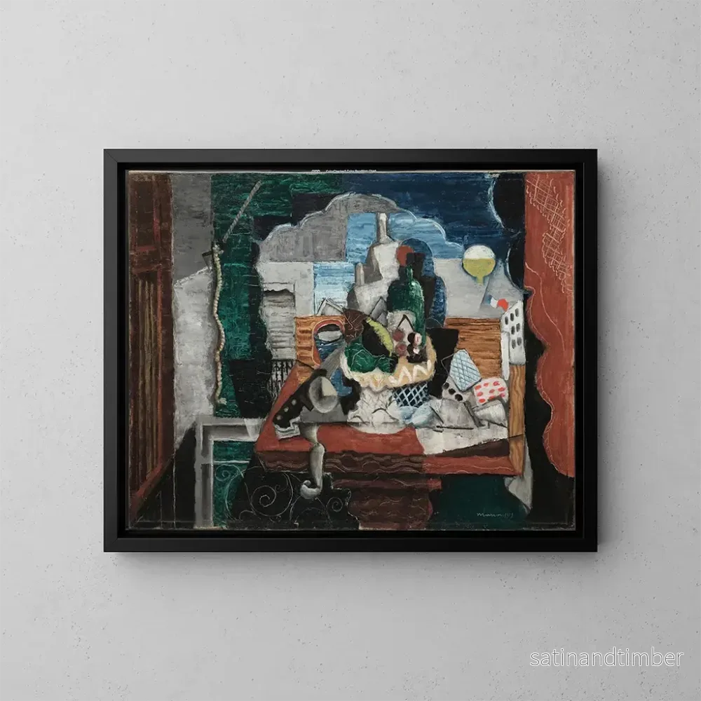 Reproduktion av målningen Café de nuit – Louis Marcoussis Reproduktion av målningen Café de nuit – Louis Marcoussis