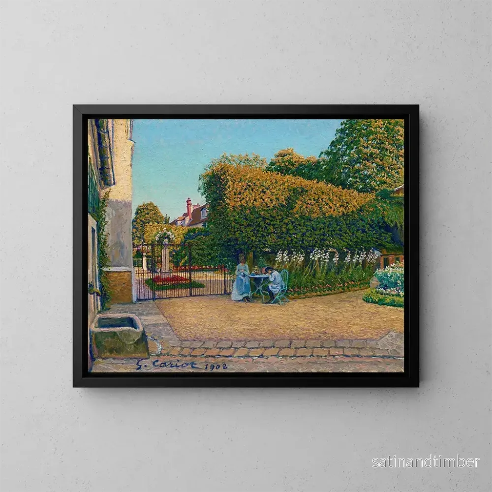 Reproduktion av målningen Le Jardin – Gustave Cariot Reproduktion av målningen Le Jardin – Gustave Cariot