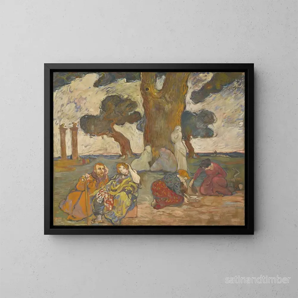 Reproduktion av målningen Les Chênes de Dodone - Louis Valtat