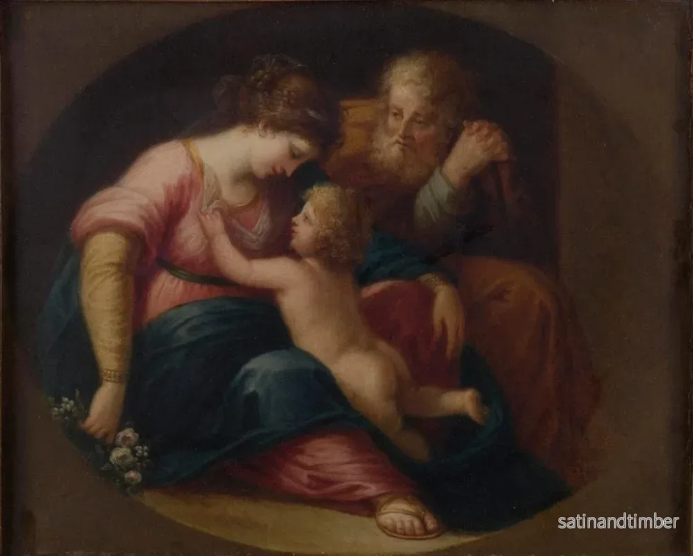 Reproduktion av målningen Sainte Famille - Ecole d'Angelica Kauffmann - Bild 2