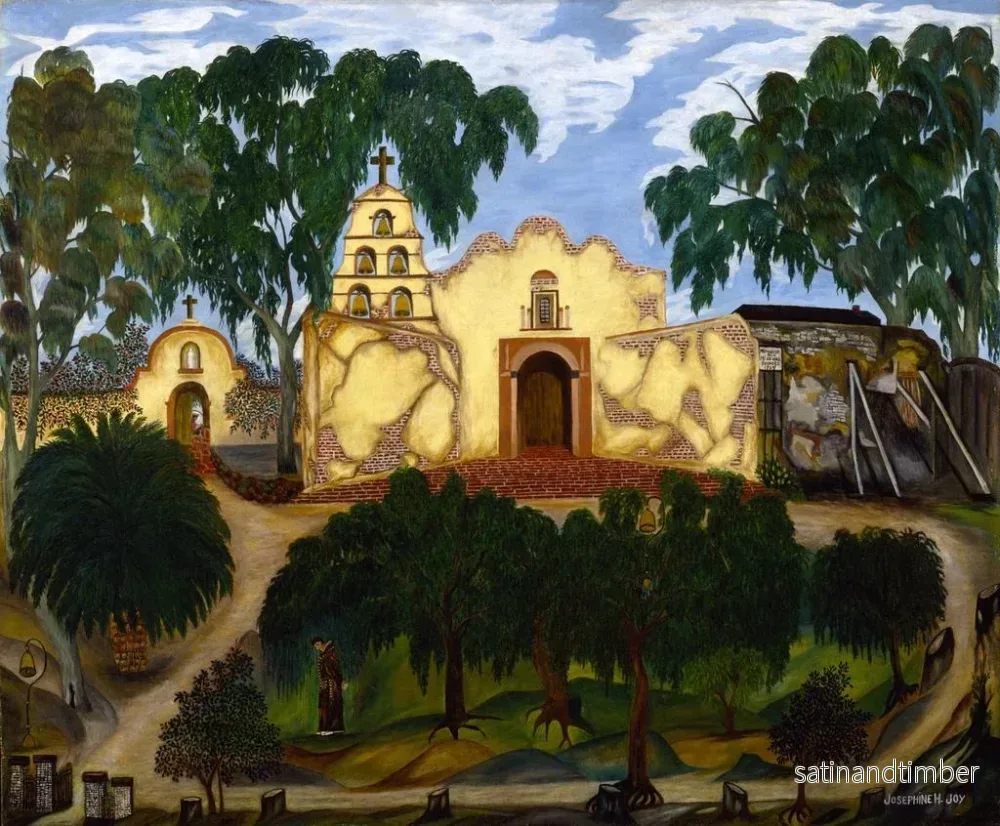 Reproduktion av målningen Mission de San Diego - Josephine Joy - Bild 2
