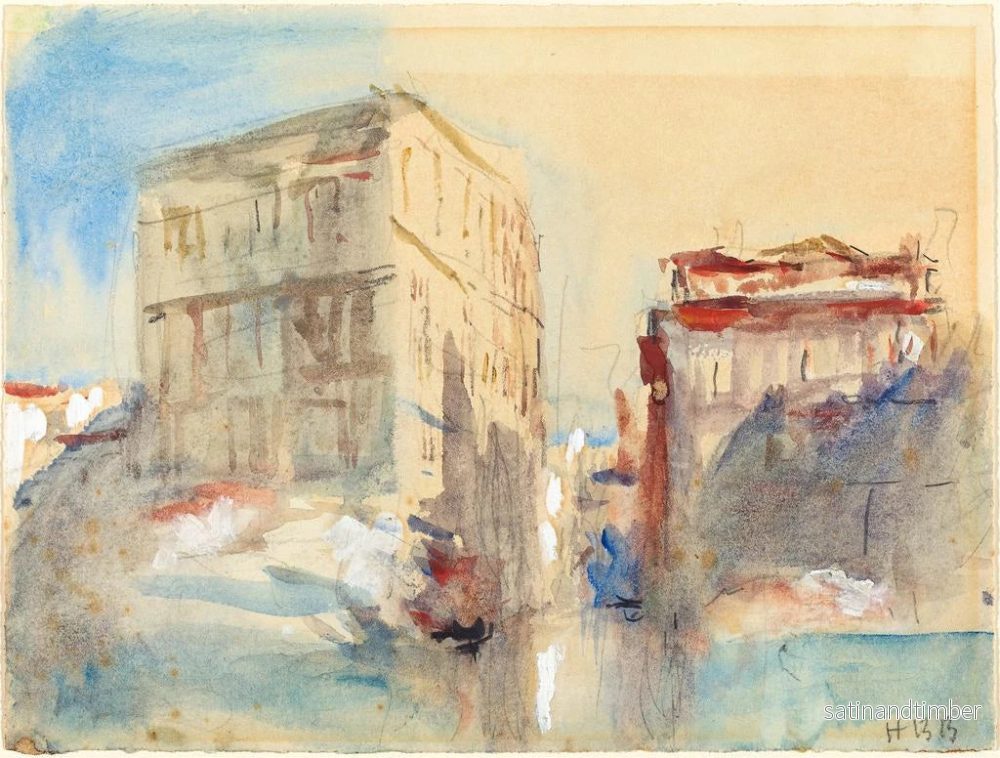 Reproduktion av målningen Palais sur le Grand Canal à Venise - Hercules Brabazon Brabazon - Bild 2