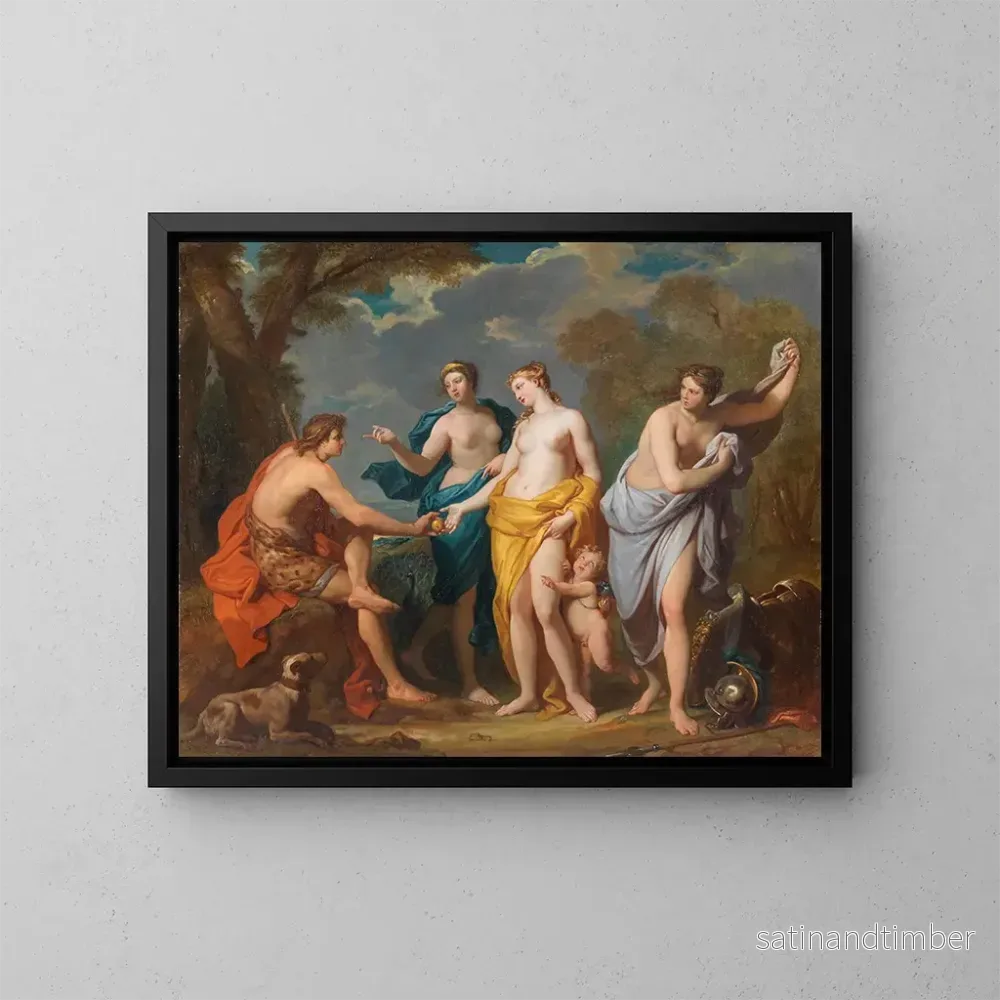 Reproduktion av målningen Le Jugement de Paris – Hyacinthe Collin de Vermont Reproduktion av målningen Le Jugement de Paris – Hyacinthe Collin de Vermont