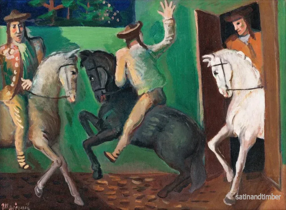 Reproduktion av målningen Cavaliers sur des chevaux - Cyprian Majernik - Bild 2
