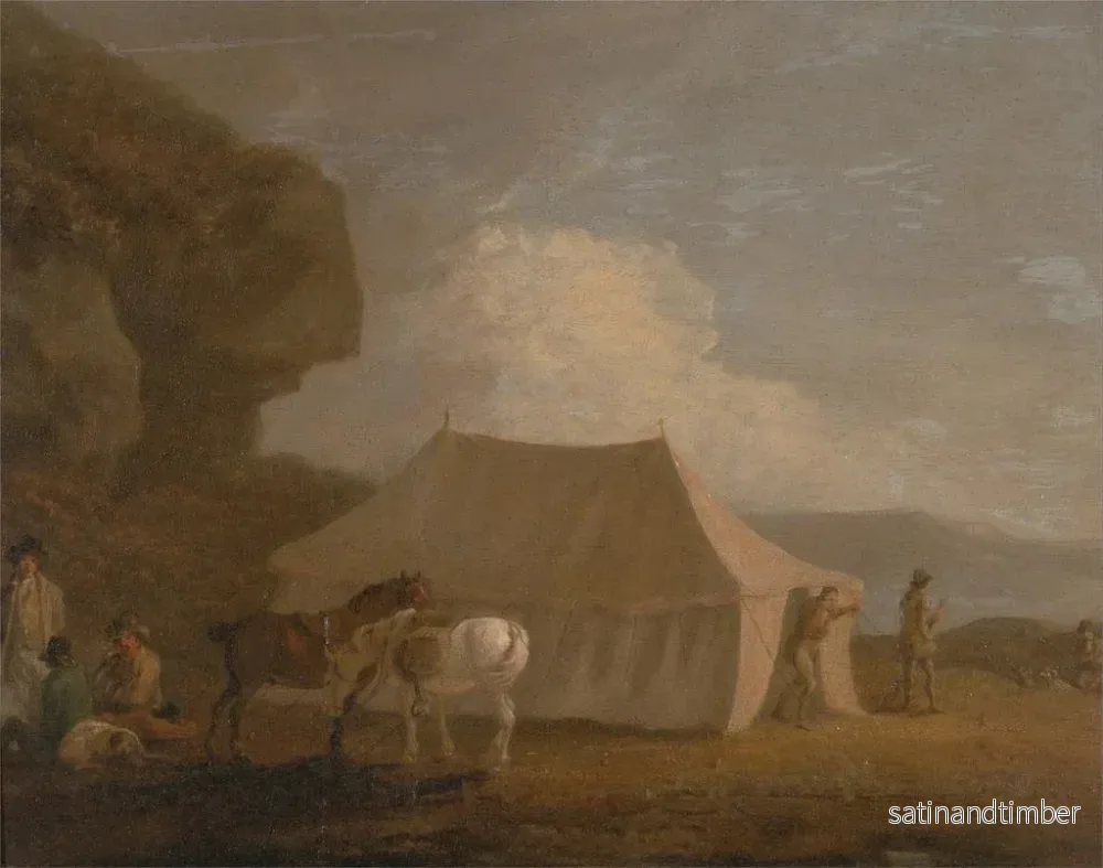 Reproduktion av målningen Le banquet de tir - Julius Caesar Ibbetson - Bild 2