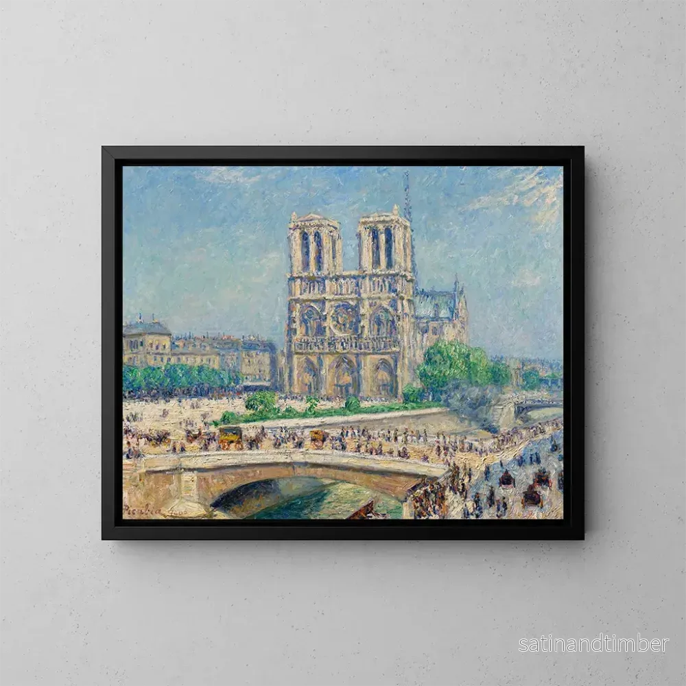 Reproduktion av målningen Notre-Dame under solens inverkan - Francis Picabia