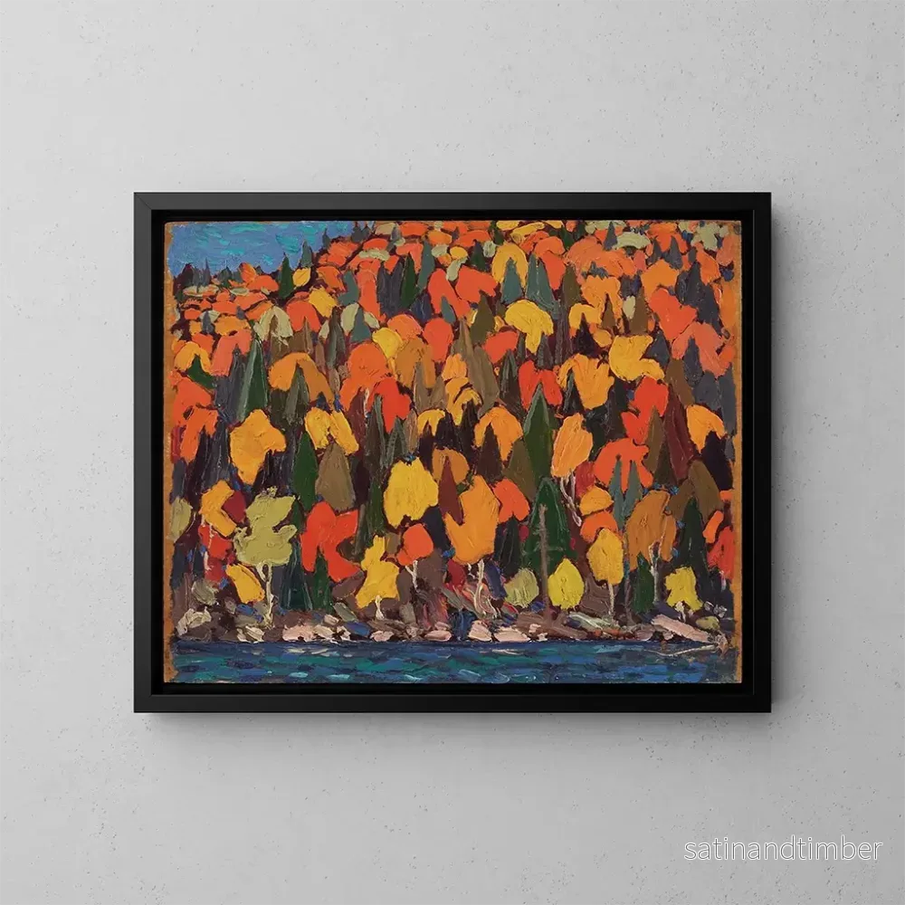 Reproduktion av målningen Höstlövverk - Tom Thomson