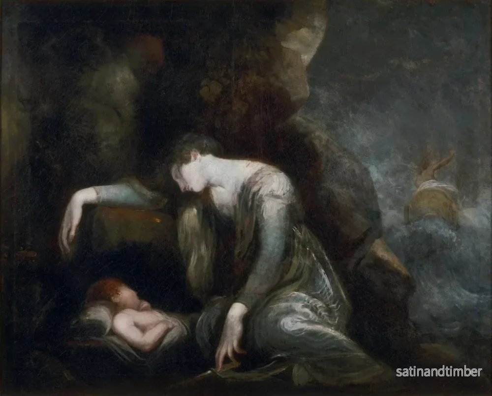 Reproduktion av målningen Danaé och Perseus på Serifos - Henry Fuseli - Bild 2