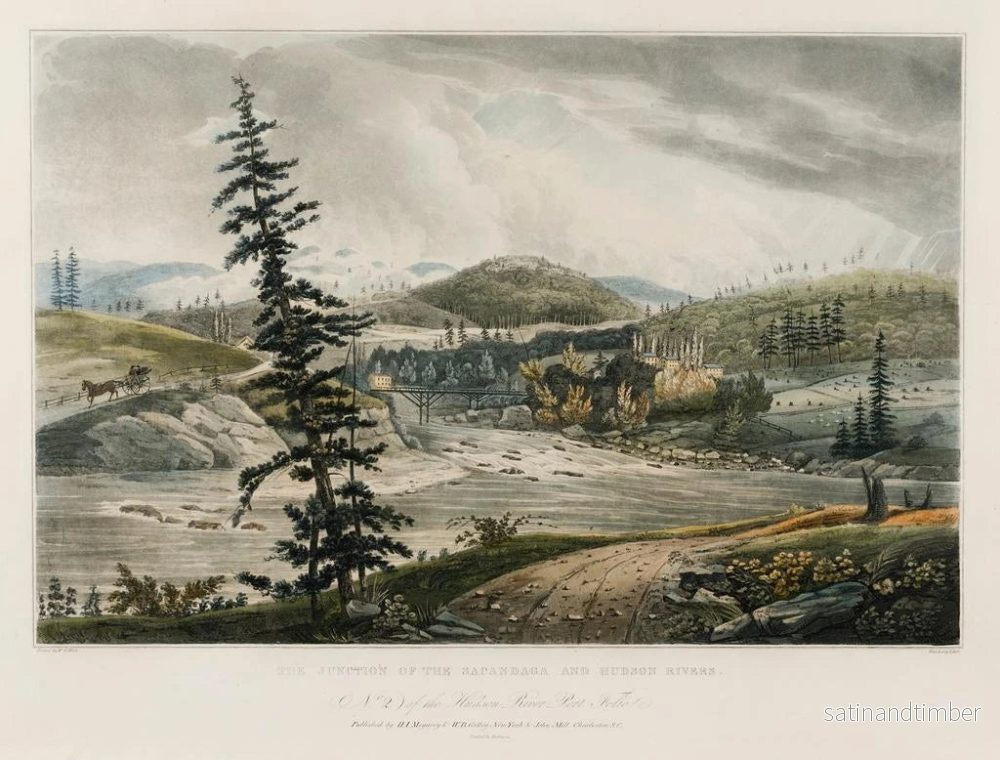Reproduktion av målningen La jonction des rivières Sacandaga et Hudson - William Guy Wall - Bild 2