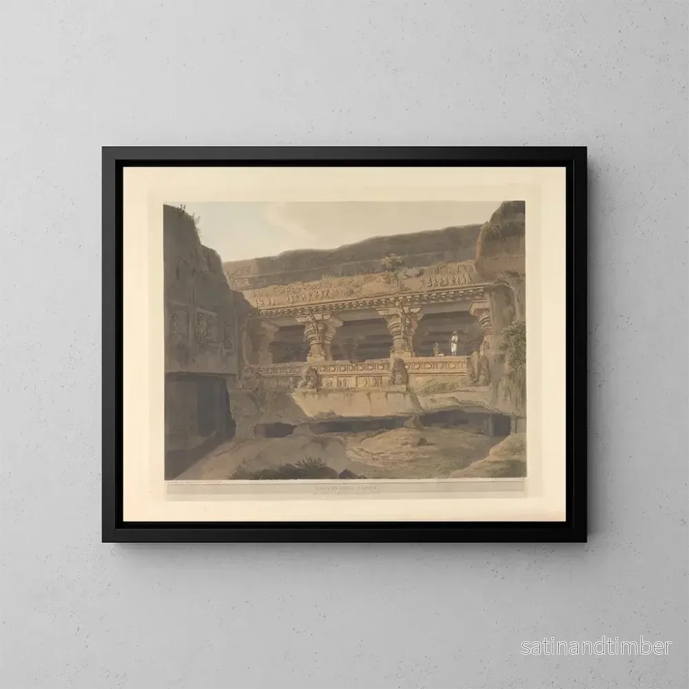 Reproduktion av målningen Scène orientale Pl29 - Thomas Daniell