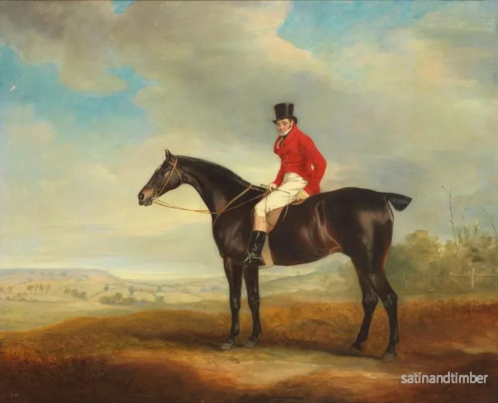 Reproduktion av målningen Sir Harry Goodricke, mästare av Quorn, på sin häst - John Ferneley - Bild 2