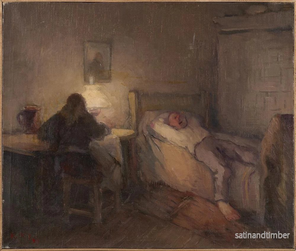 Reproduktion av målningen Kväll - Nikolai Kummits - Bild 2