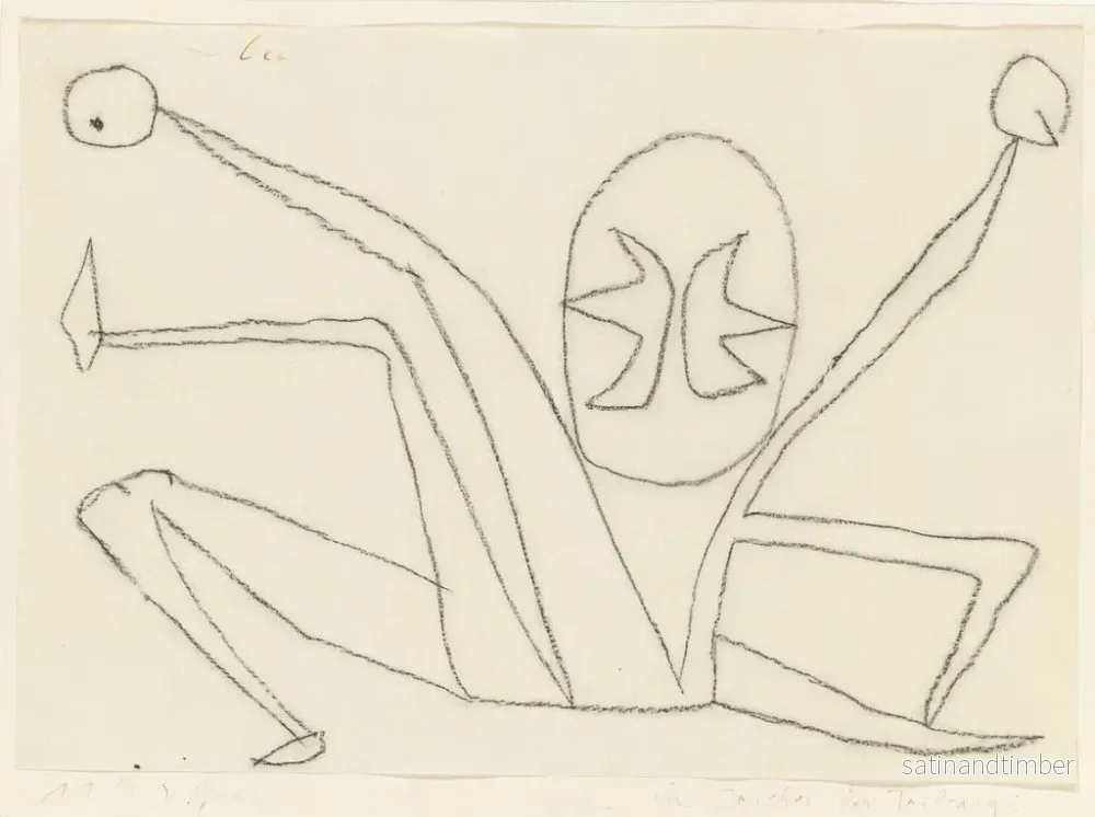 Reproduktion av målningen Under tecknet av delning - Paul Klee - Bild 2