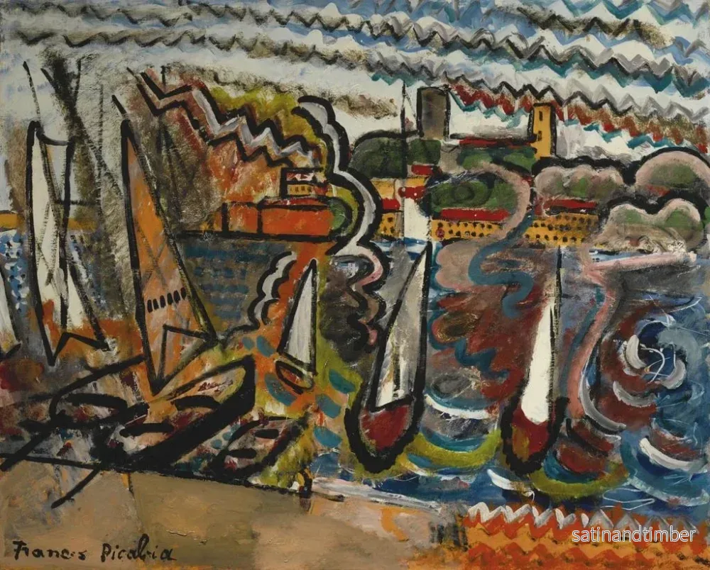 Reproduktion av målningen Le Port - Francis Picabia - Bild 2