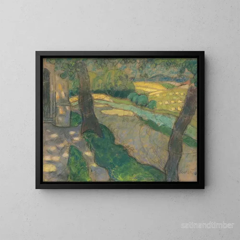 Reproduktion av målningen av Koick-huset - Konstantin Korovin