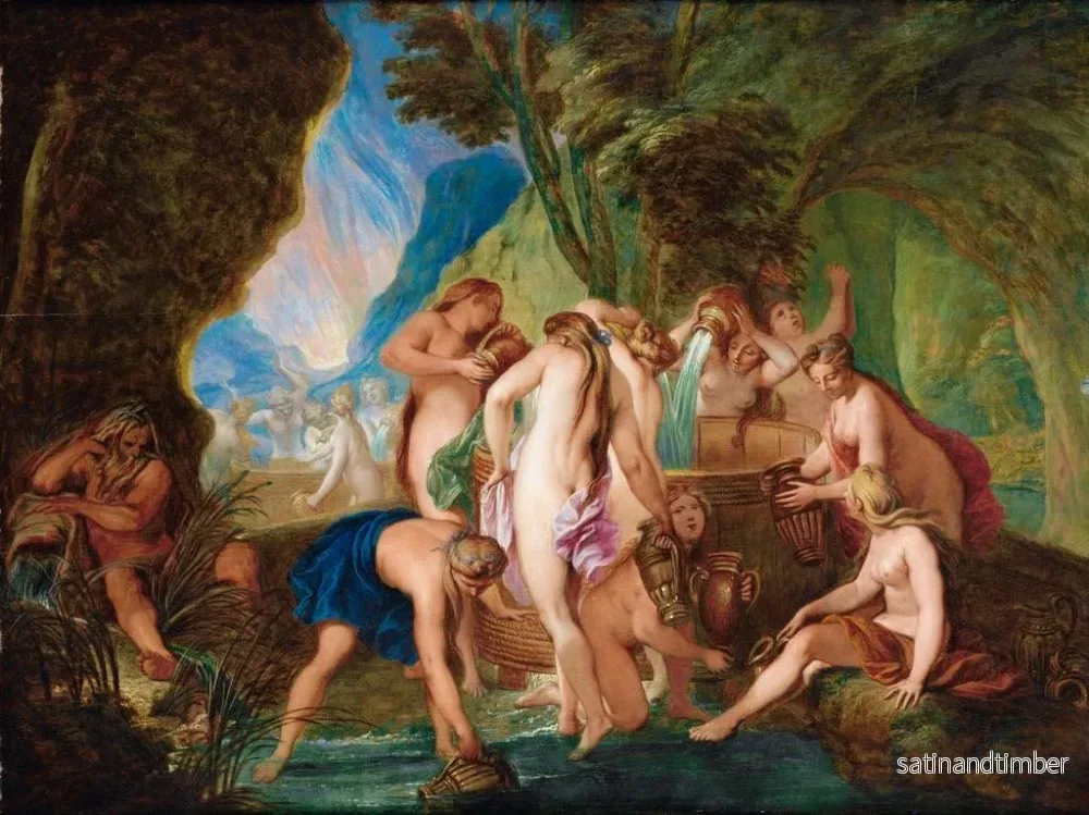 Reproduktion av målningen Les Danaïdes en enfer - Nicolas Bertin - Bild 2