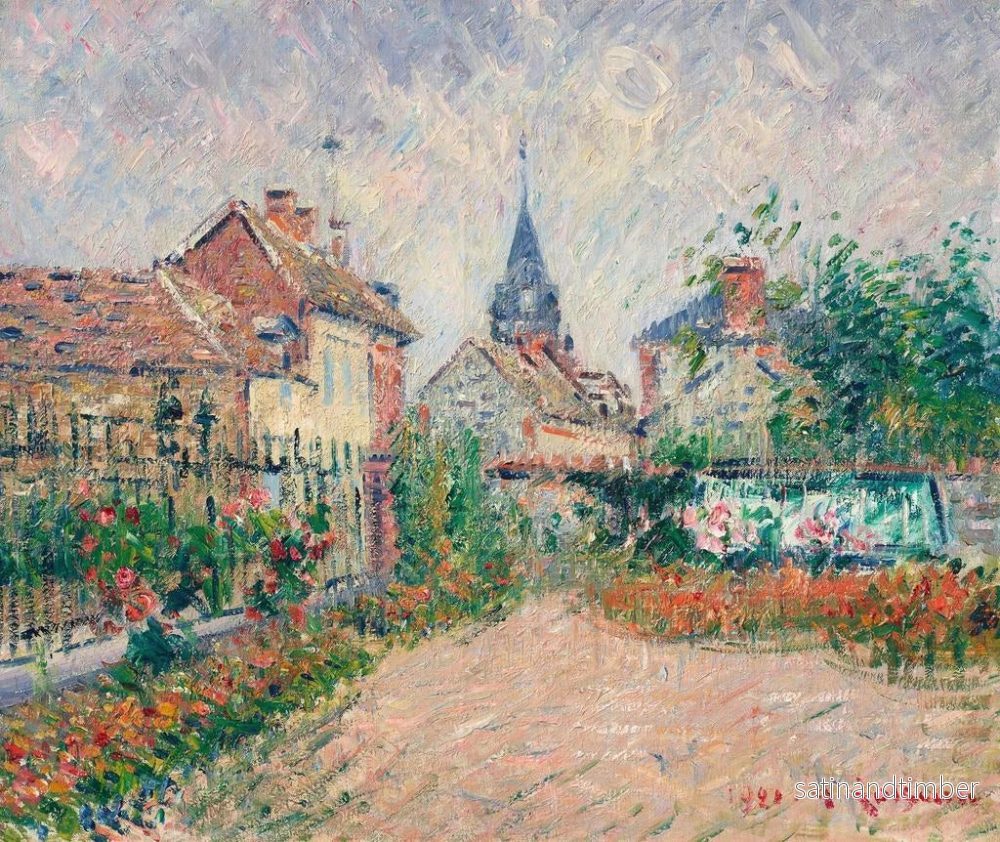 Reproduktion av målningen Vy över Saint-Cyr-du-Vaudreuil, Eure - Gustave Loiseau - Bild 2