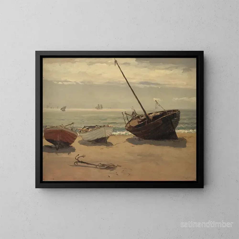Reproduktion av målningen På stranden i Skagen - Wilhelm Xylander