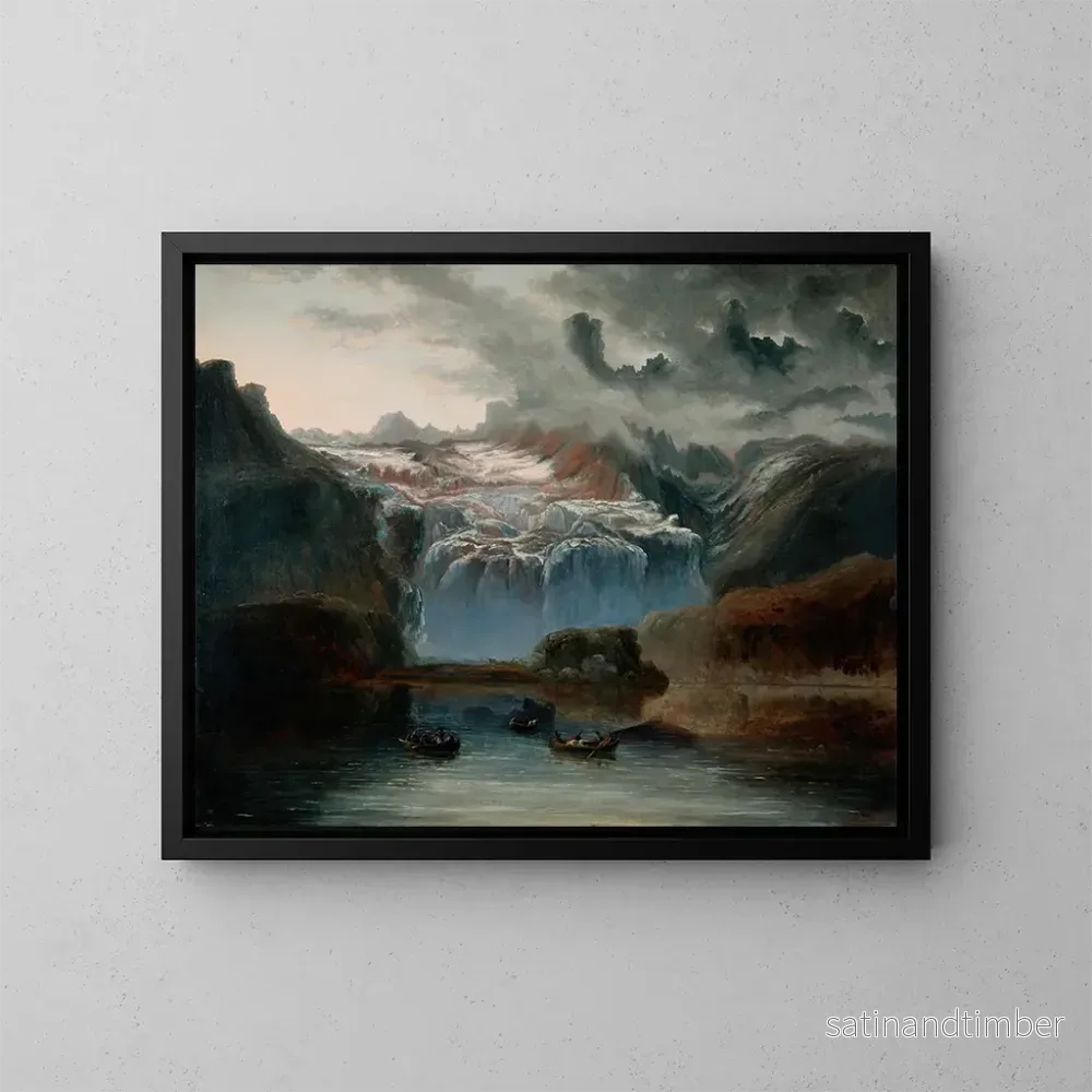 Reproduktion av målningen Le glacier de Jostedalsbreen - Peder Balke