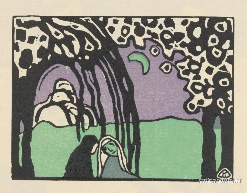 Reproduktion av målningen Klnge Pl20 - Wassily Kandinsky - Bild 2
