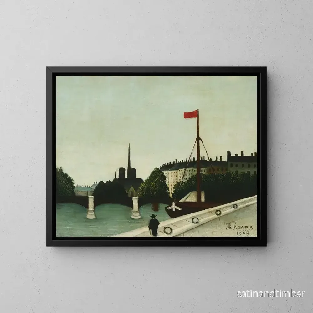 Reproduktion av målningen Notre-Dame - Henri Rousseau