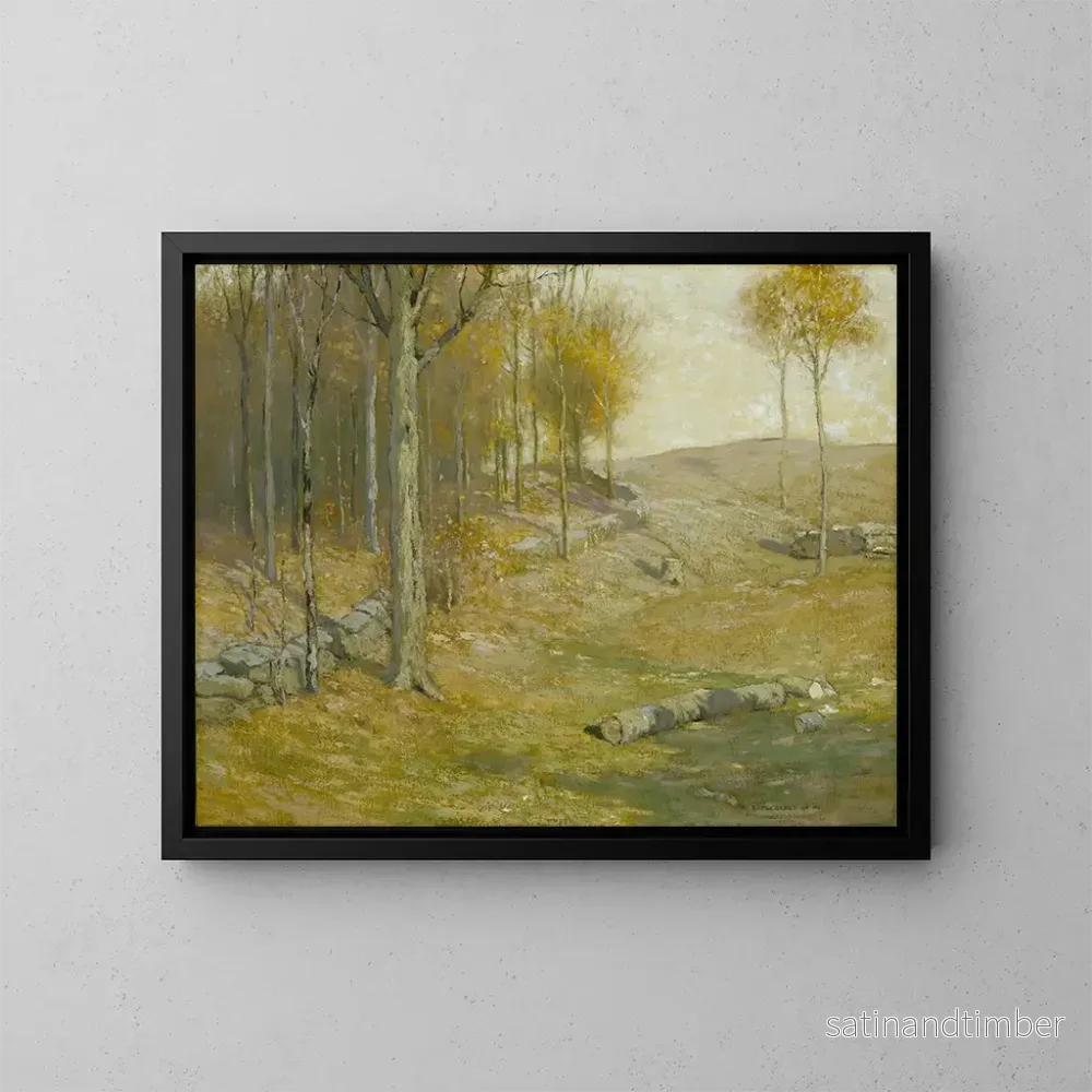 Reproduktion av målningen Höst - Bruce Crane