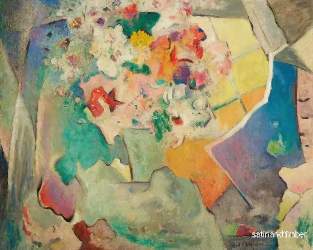 Reproduktion av målningen Bouquet de fenêtre - Hugh Henry Breckenridge - Bild 2