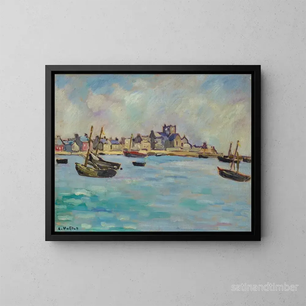Reproduktion av målningen Marine - Louis Valtat