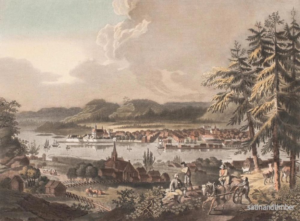 Reproduktion av målningen av Christiania-staden - Georg Haas - Bild 2