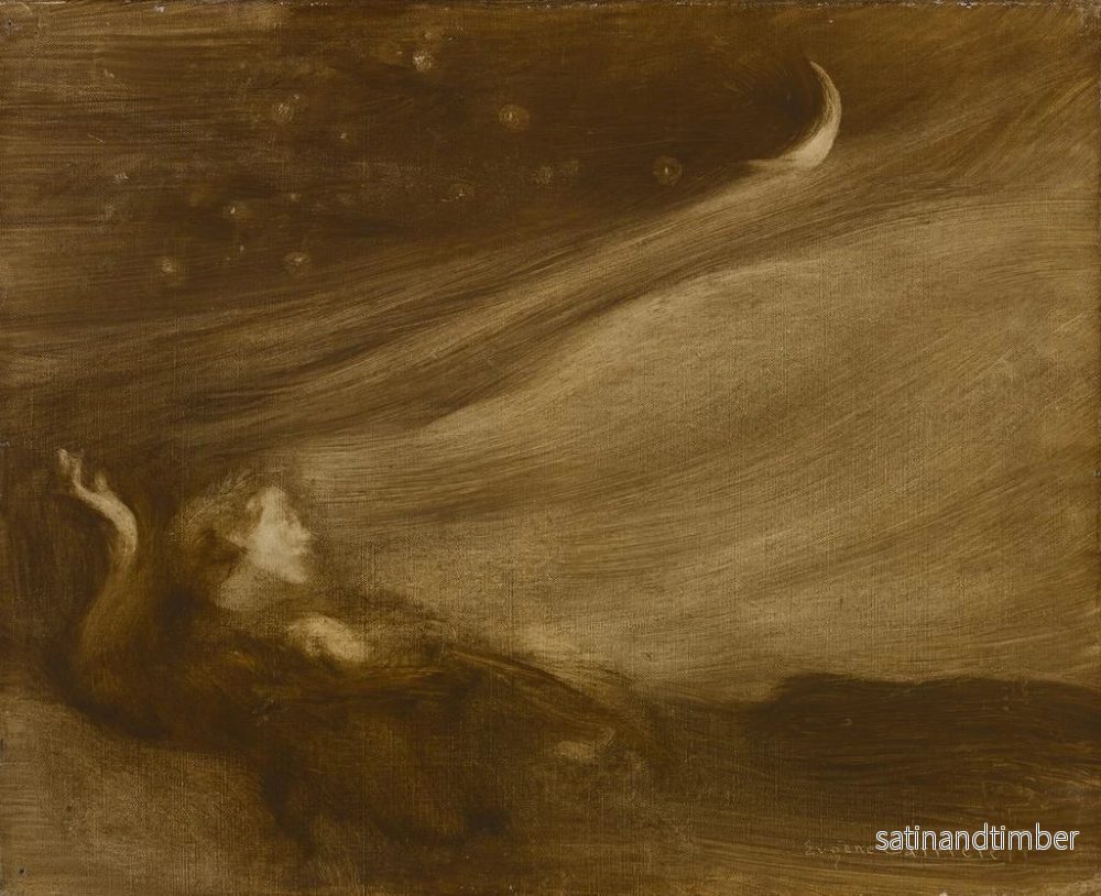 Reproduktion av målningen Le Contemplateur - Eugène Carrière - Bild 2