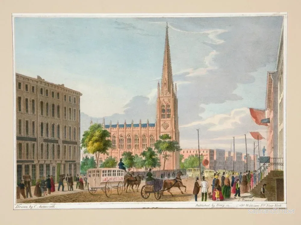Reproduktion av målningen av kyrkan Trinité - Charles Autenrieth - Bild 2