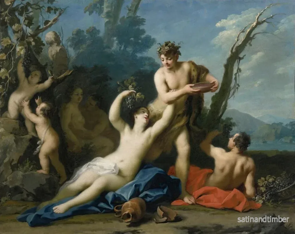 Reproduktion av målningen Bacchus och Ariane - Jacopo Amigoni - Bild 2