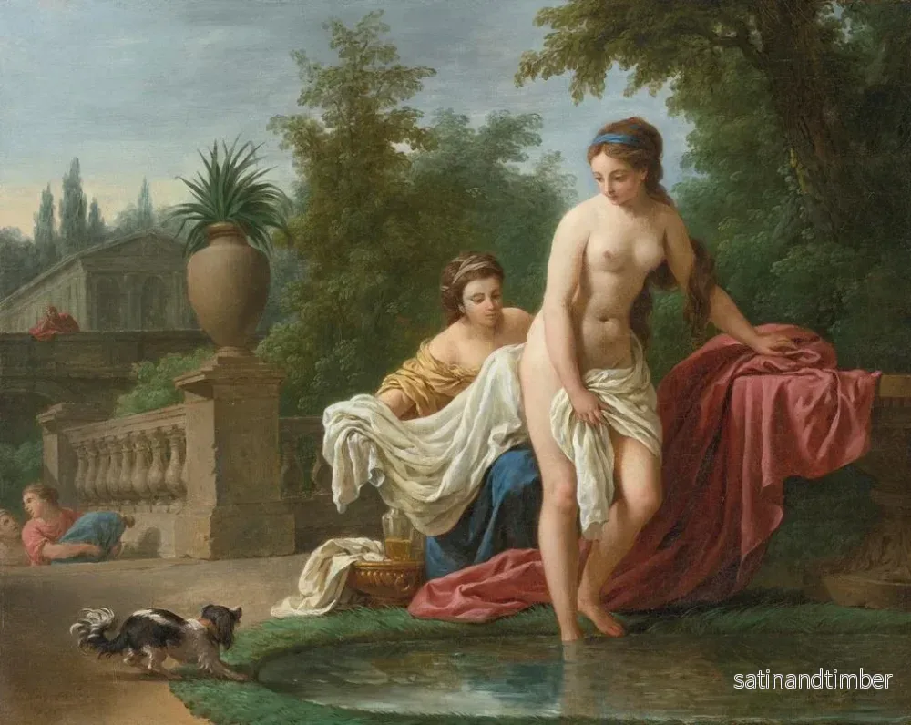 Reproduktion av målningen David och Batseba - Louis-Jean-François Lagrenée - Bild 2