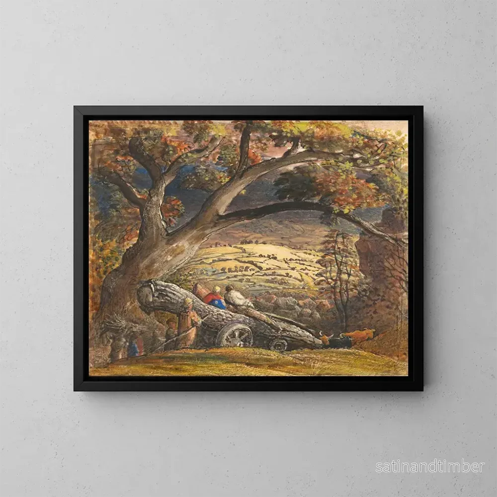 Reproduktion av målningen Le chariot de bois - Samuel Palmer
