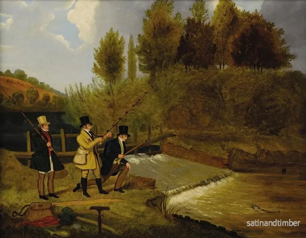 Reproduktion av målningen Aller à la pêche - James Pollard - Bild 2