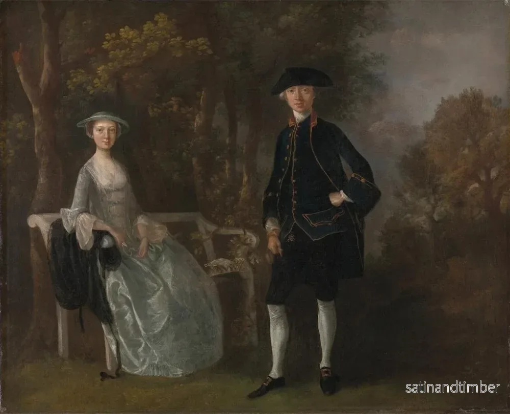 Reproduktion av målningen Lady Lloyd och hennes son Richard Savage Lloyd från Hintlesham Hall, Suffolk - Thomas Gainsborough - Bild 2