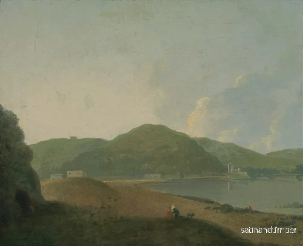 Reproduktion av målningen av sjön Agnano med Grotta del Cane - Richard Wilson - Bild 2