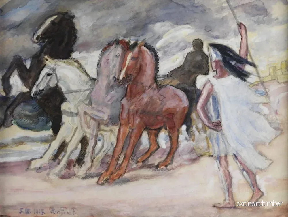 Reproduktion av målningen Quadrige - Hans von Faber du Faur - Bild 2