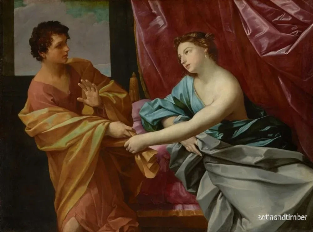 Reproduktion av målningen Joseph och Potifars hustru - Guido Reni - Bild 2