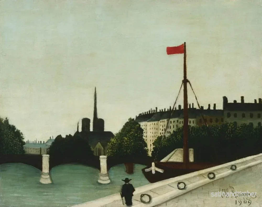 Reproduktion av målningen Notre-Dame - Henri Rousseau - Bild 2